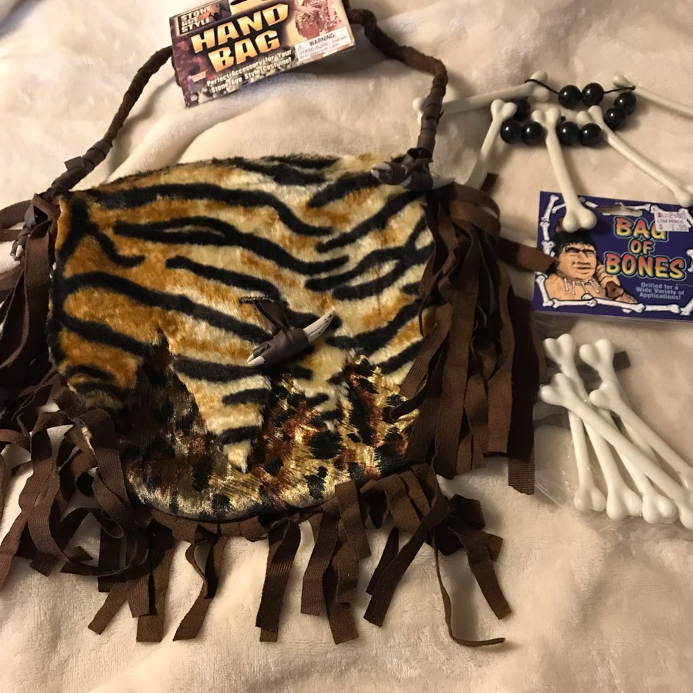 Nwt Cave Girl Halloween Costume View 5